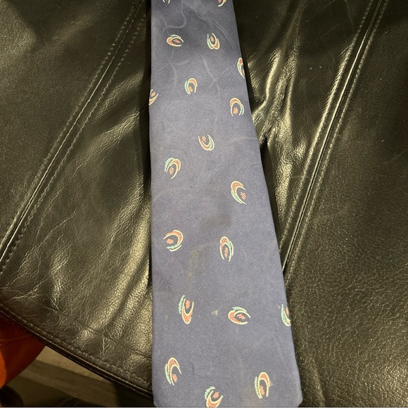 Vintage Givenchy Monsieur all Silk Elegant Blue Men's Tie